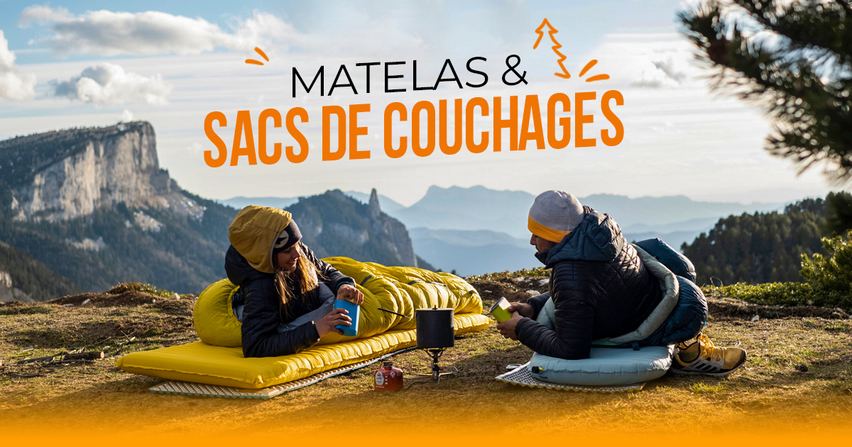 Sac best sale couchage matelas